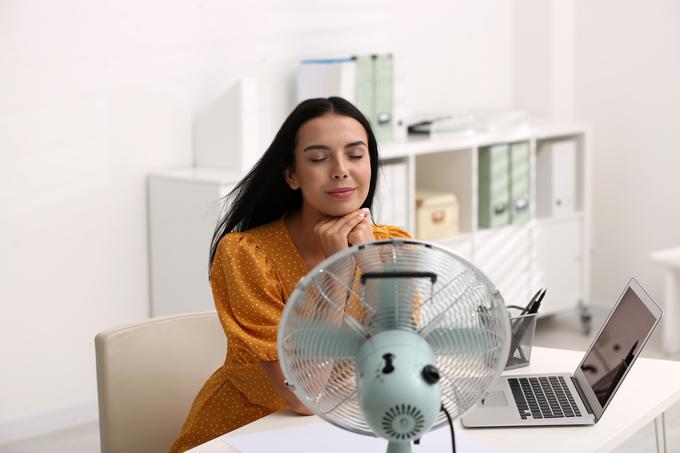 Ventilator lahko služi kot odličen pripomoček za hlajenje. | Foto: Shutterstock