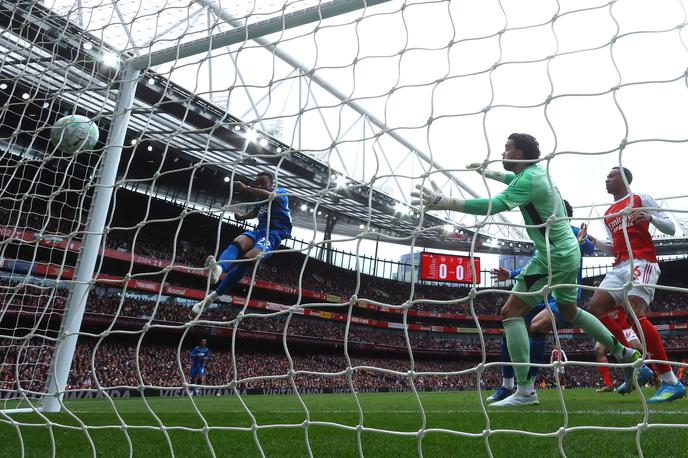 Junior Kroupi Bournemouth Arsenal | Junior Kroupi je zabil Arsenalu že na začetku tekme, Viktor Gyökeres je poskrbel za izenačenje z bele pike. | Foto Reuters