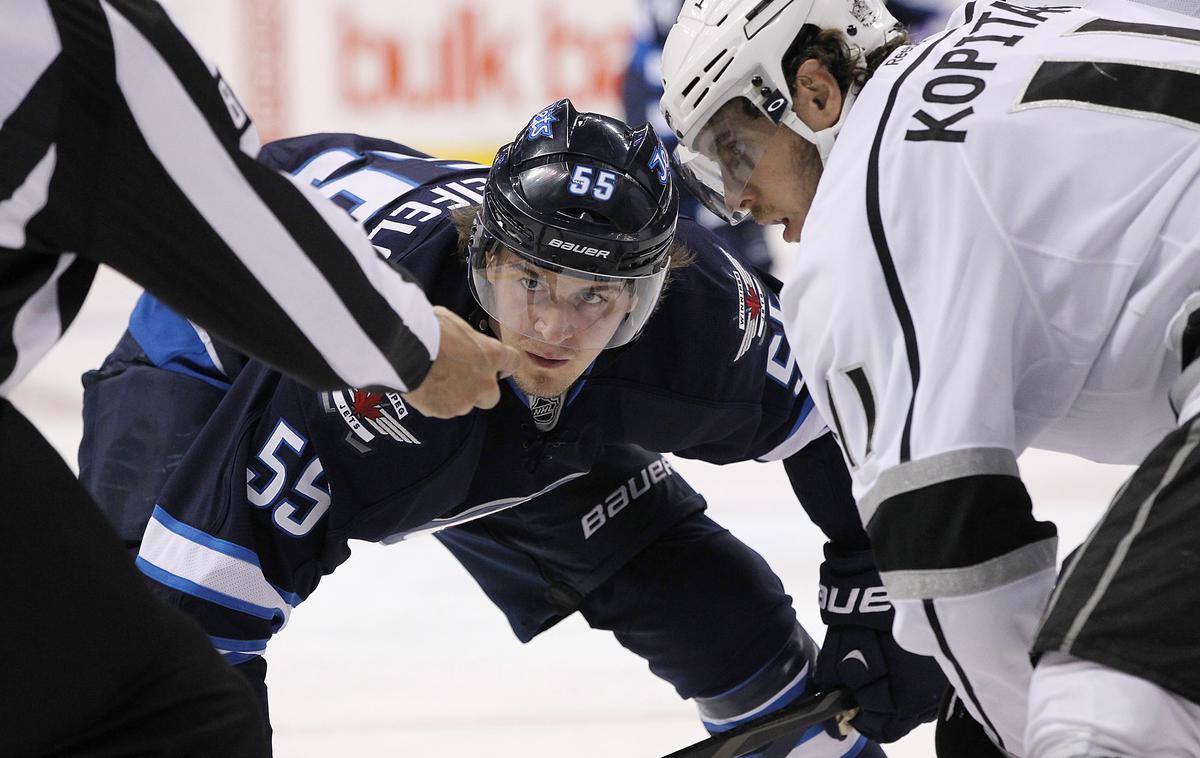 Anže Kopitar Winnipeg | Anže Kopitar in Kralji gostujejo v Winnipegu. | Foto Getty Images