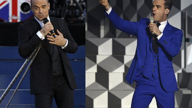 Robbie na nagrade brit 11 kilogramov lažji