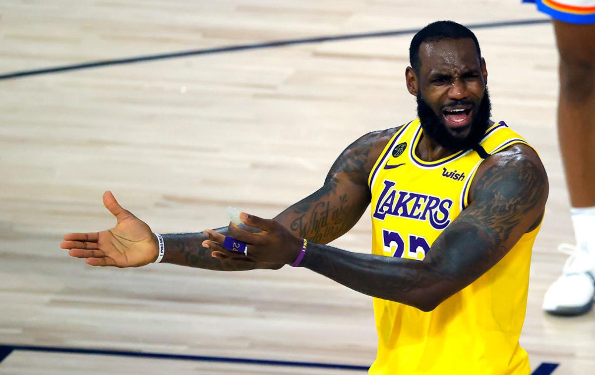 LeBron James | LeBron James je po porazu z Oklahoma Cityjem priznal, da so Los Angeles Lakers izgubili pravi ritem. | Foto Reuters