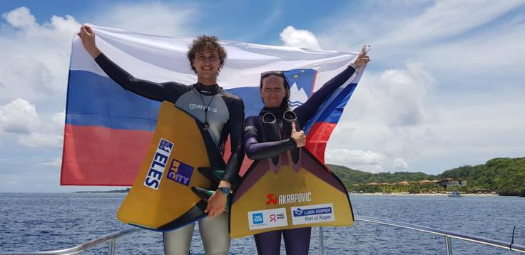 Samo Jeranko in Alenka Artnik s svetovnega prvenstva prinašata dve odličji. | Foto: Osebni arhiv Sama Jeranka