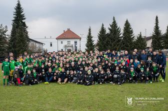 Nogometaše Olimpije presenetili na treningu