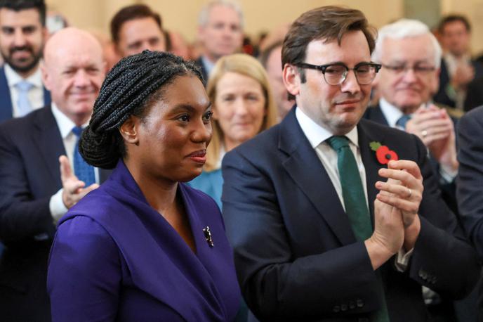 Kemi Badenoch | Badenoch je znana kot neposredna predstavnica desnice, ki se ne boji izražanja kontroverznih stališč. | Foto Reuters