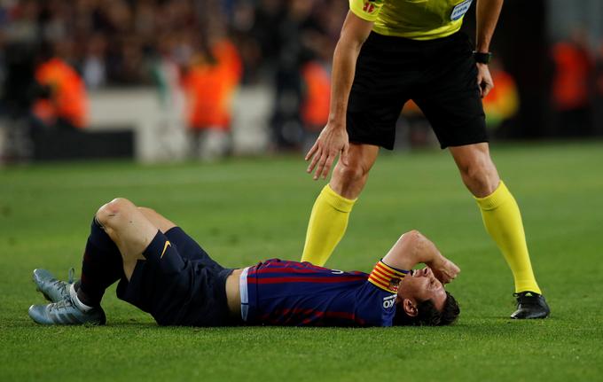 Messi bi se lahko vrnil na igrišča čez tri tedna. | Foto: Reuters