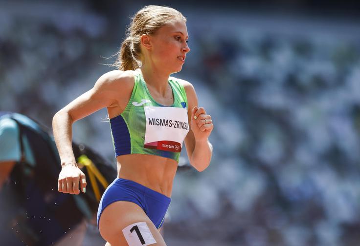 Maruša Mišmaš Zrimšek je imela spet težave s poškodbo, ki so ji preprečile tekmovanja že lani po OI v Tokiu. | Foto: Anže Malovrh/STA