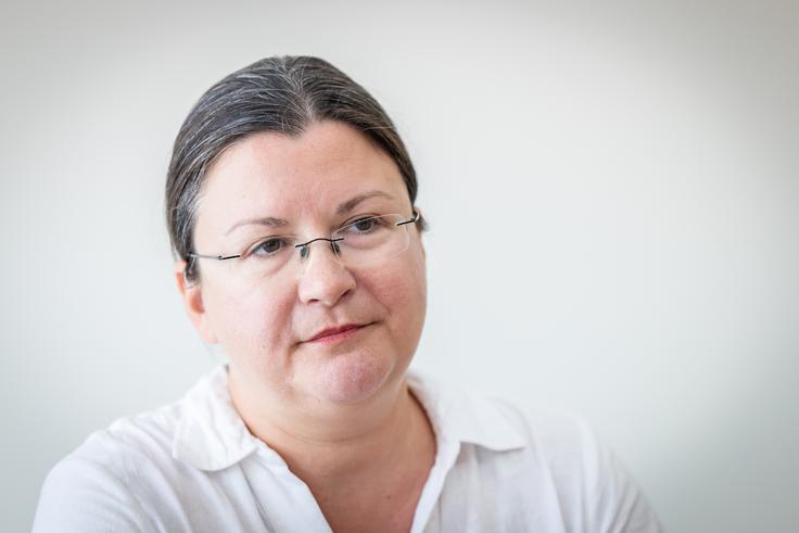 "Menim, da bi temu obisku moral slediti tudi obisk druge strani v vojni, tudi Ukrajine," o napovedi Zorana Stevanovića, da bo obiskal Moskvo, pravi Katja Kokot.  | Foto: Gaja Hanuna