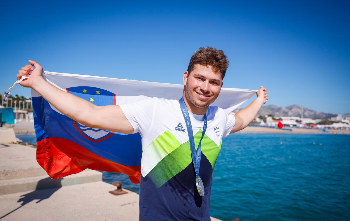 Toni Vodišek Pariz 2024 | Foto Anže Malovrh/STA