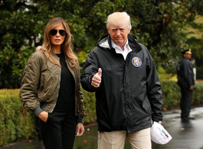 Ljudi je k umiku pred orkanom "epskih razsežnosti" pozval tudi predsednik Trump. | Foto: Reuters