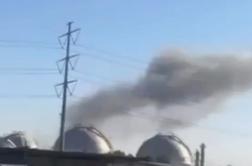 Rakete zadele petrokemični kompleks v Iranu #video #vŽivo