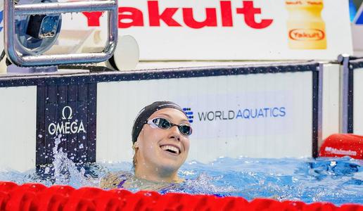 Gretchen Walsh rekordna dvakrat v enem dnevu, Katie Ledecky prav tako z rekordom