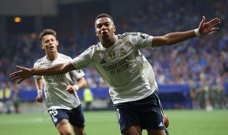 Real Madrid na krilih Mbappeja premagal Oviedo, petarda Villarreala