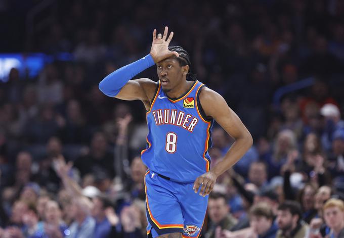 Jalen Williams (OKC) bo prvič nastopil v ligi NBA kot potrjen član udeležencev zvezdniške tekme All-Star. | Foto: Reuters