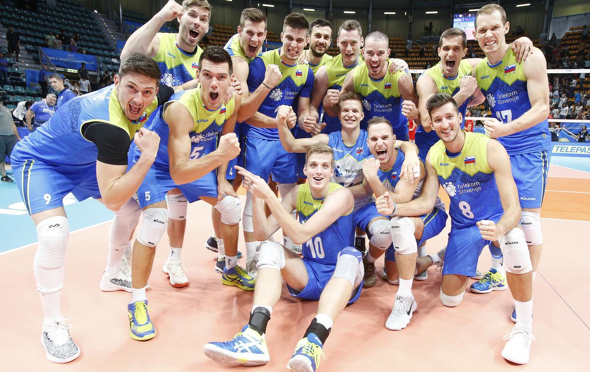 Slovenija Belgija odbojka | Slovenija po zmagi nad Belgijo ostaja v boju za uvrstitev na sklepni turnir v Torinu. | Foto FIVB