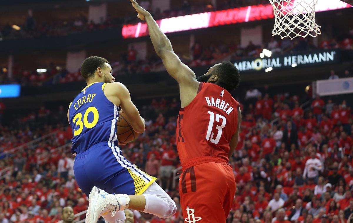 Golden State Warriors Houston Rockets | Košarkarji Golden State Warriors so se uvrstili v konferenčni finale. | Foto Reuters