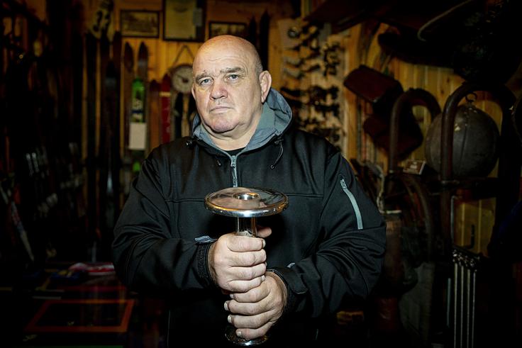 Fabjan z olimpijsko baklo iz Berlina iz leta 1936. | Foto: Ana Kovač