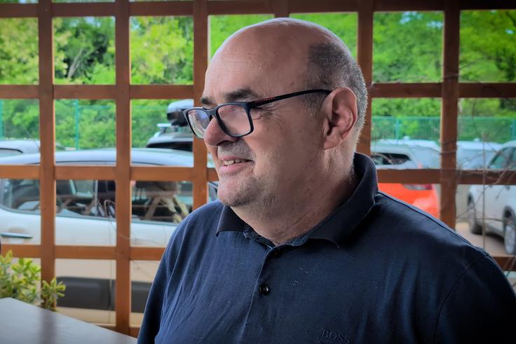 Robert iz Ljubljane je v Italiji redni kupec.  | Foto: Gaja Hanuna