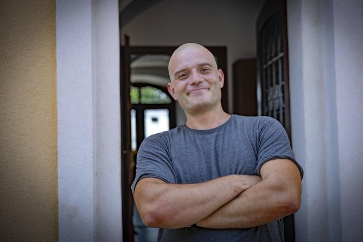 Luka Potočnik "Počutim se dobro in vem, da bo vse v redu," pravi Luka. | Foto: Ana Kovač