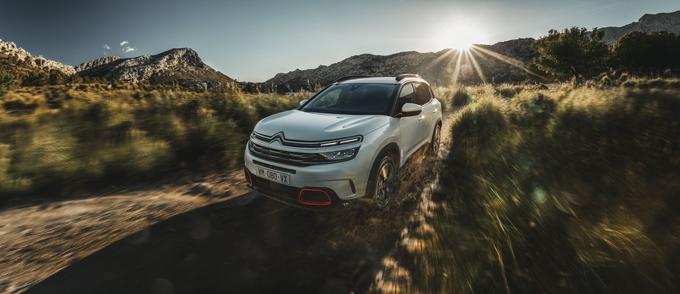 C5 aircross bo brez štirikolesnega pogona, a bo zaradi dvignjenega vzmetenja še vedno zmožen prevoziti kakšno zahtevnejšo oviro. | Foto: Citroën