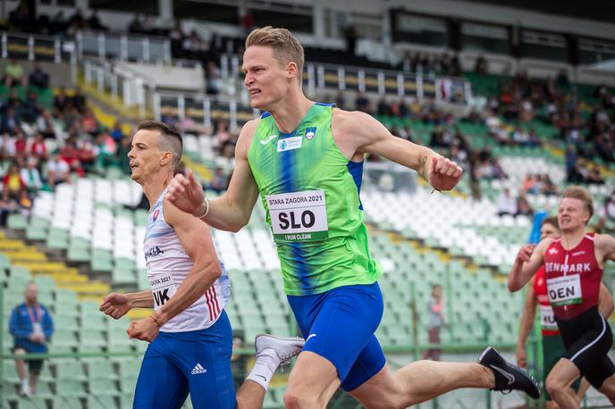 Luka Janežič | Luka Janežič je na atletskem mitingu v Trstu v teku na 400 m prepričljivo zmagal. | Foto Peter Kastelic/AZS