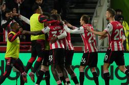 Brentford poglobil krizo Liverpoola, Šeško do prve asistence ob zmagi Man Uniteda