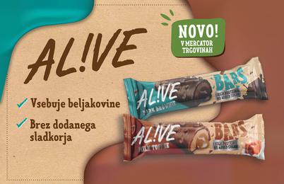 AL!VE širi svoj asortiment: nove proteinske ploščice, ki osvajajo z ekstra hrustljavostjo in ekstra kremoznostjo