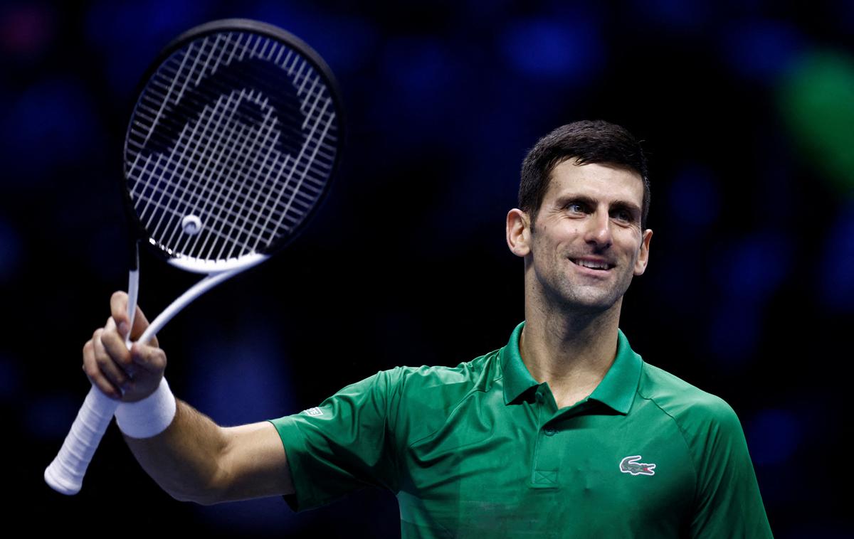 Novak Đoković | Novak Đoković je skupinski del zaključnega turnirja ATP v Torinu končal neporažen. V | Foto Reuters