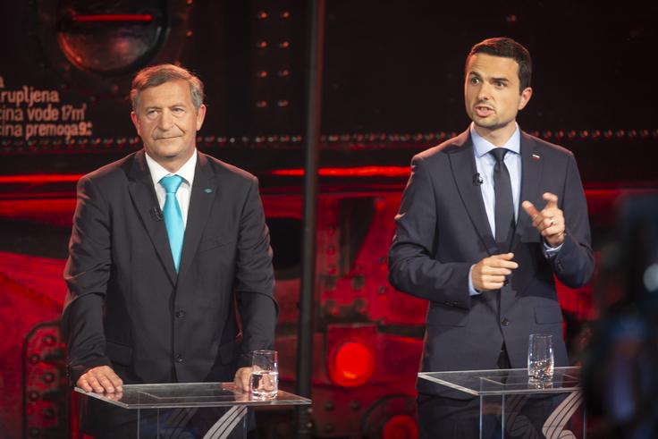 Predvolilno soočenje v Železniškem muzeju. | Foto: Bojan Puhek