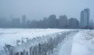 V ZDA bolj mrzlo kot na Antarktiki: V Chicagu izmerili -30 stopinj Celzija #video #foto