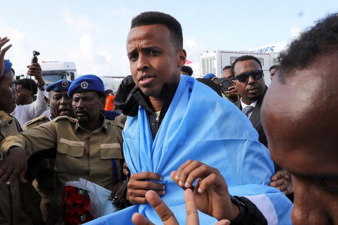 Omar Abdulkadir Artan | Omarja Abdulkadirja Artana so ob vrnitvi v domovino pričakali kot junaka. | Foto Reuters