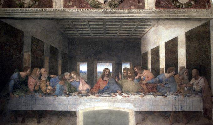 Zadnja večerja Leonarda da Vincija | Foto: Reuters