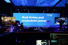 Volilni štab stranke Svoboda.