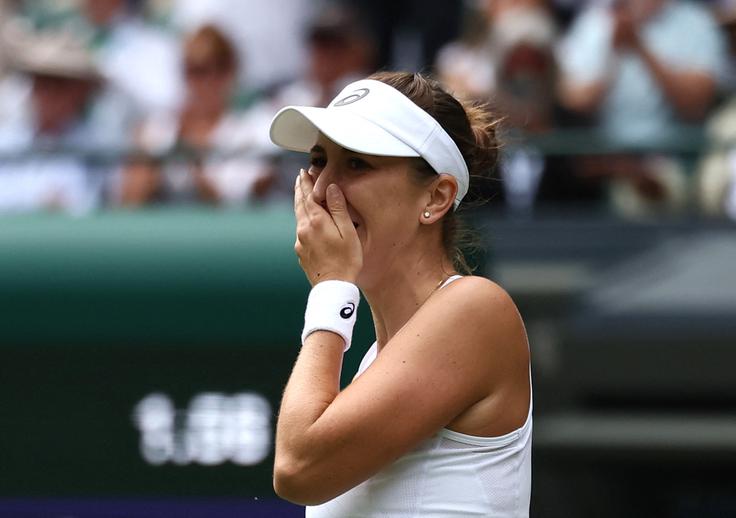 Belinda Bencic je izločila Jekaterino Aleksandrovo. | Foto: Reuters