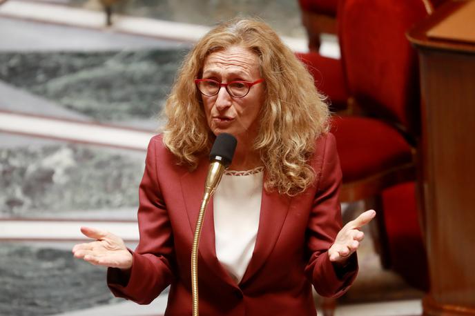 Nicole Belloubet, francoska pravosodna ministrica | Francoska pravosodna ministrica Nicola Belloubet pričakuje, da bo nov zakon zajezil najhujše oblike nedopustnih vsebin na spletu - toda zakon ni uperjen zoper avtorje takih vsebin. | Foto Reuters