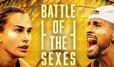 Sabalenka in Kyrgios v novi izvedbi "bitke spolov"