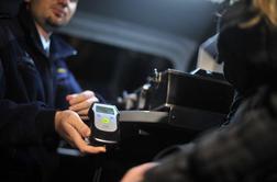 Po preizkusu alkoholiziranosti je zbežal policistom