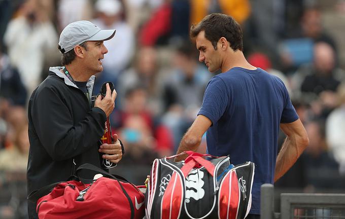 Paul Annacone in Roger Federer sta sodelovala med letoma 2010 in 2013. | Foto: Gulliver/Getty Images