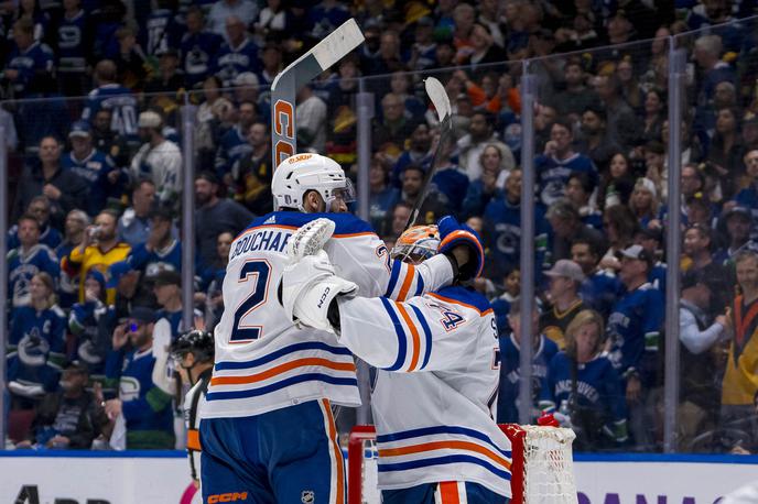 Edmonton Oilers | Hokejisti Edmonton Oilers so po hudem boju in sedmi tekmi izločili Vancouver in napredovali v konferenčni finale. | Foto Reuters