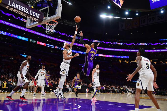 Russell Westbrook se je izkazal proti Denverju. | Foto: Reuters