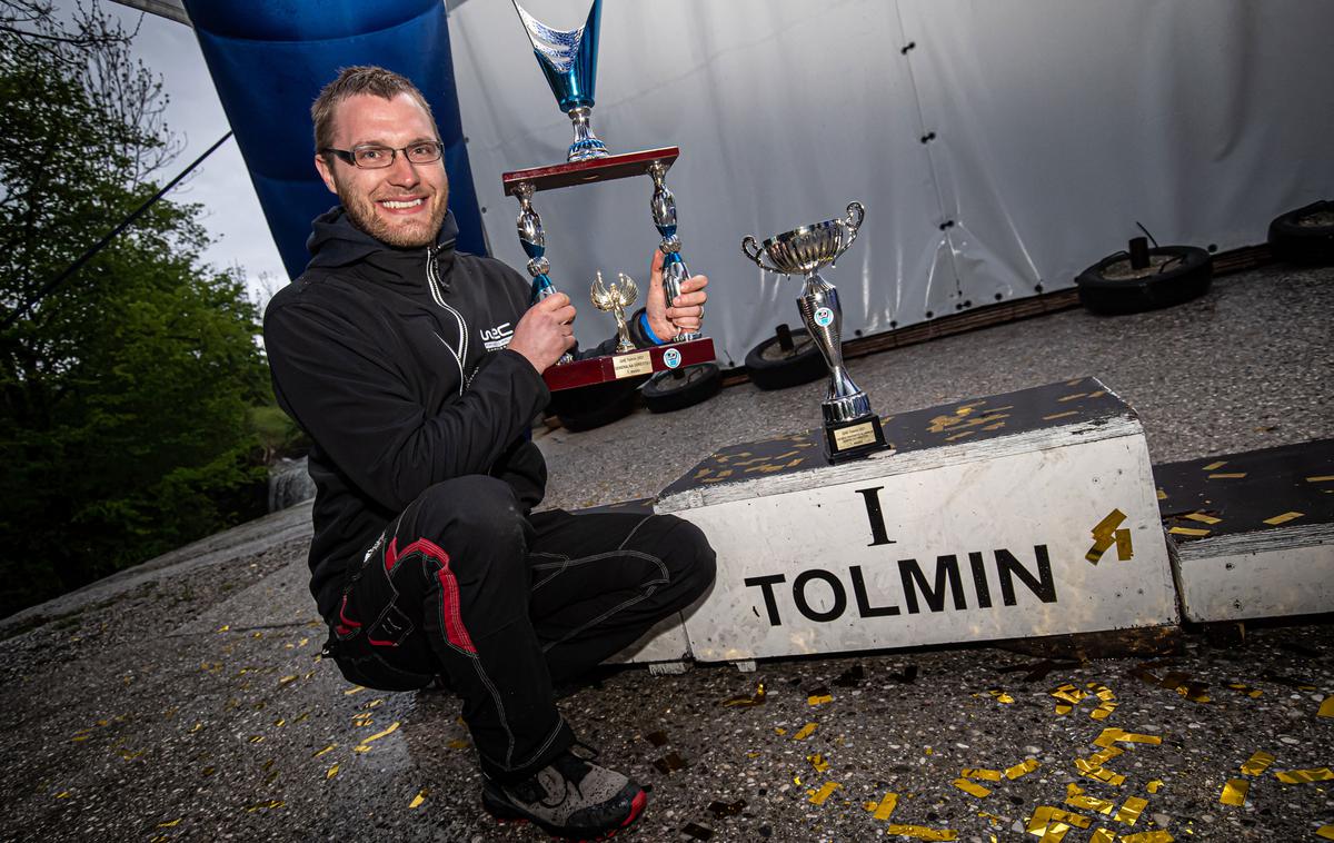 GHD Tolmin | Osemindvajsetletni Matic Kogej je presenetljivi zmagovalec uvodne dirke gorskega državnega prvenstva v Tolminu. | Foto Uroš Modlic