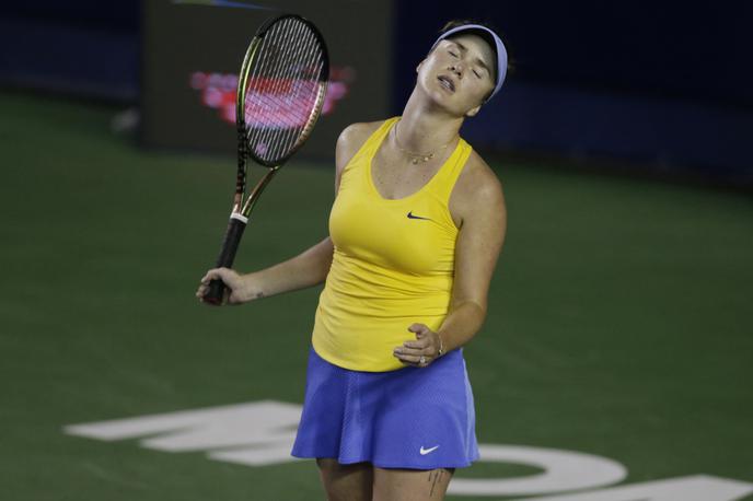Jelina Svitolina | Prva nosilka turnirja v Monterreyu, Ukrajinka Jelina Svitolina, je obstala v četrtfinalu. | Foto Guliverimage