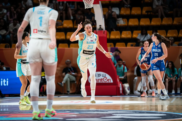 Jessica Shepard je bila s 23 točkami znova najboljša strelka Slovenije. | Foto: Fiba Europe