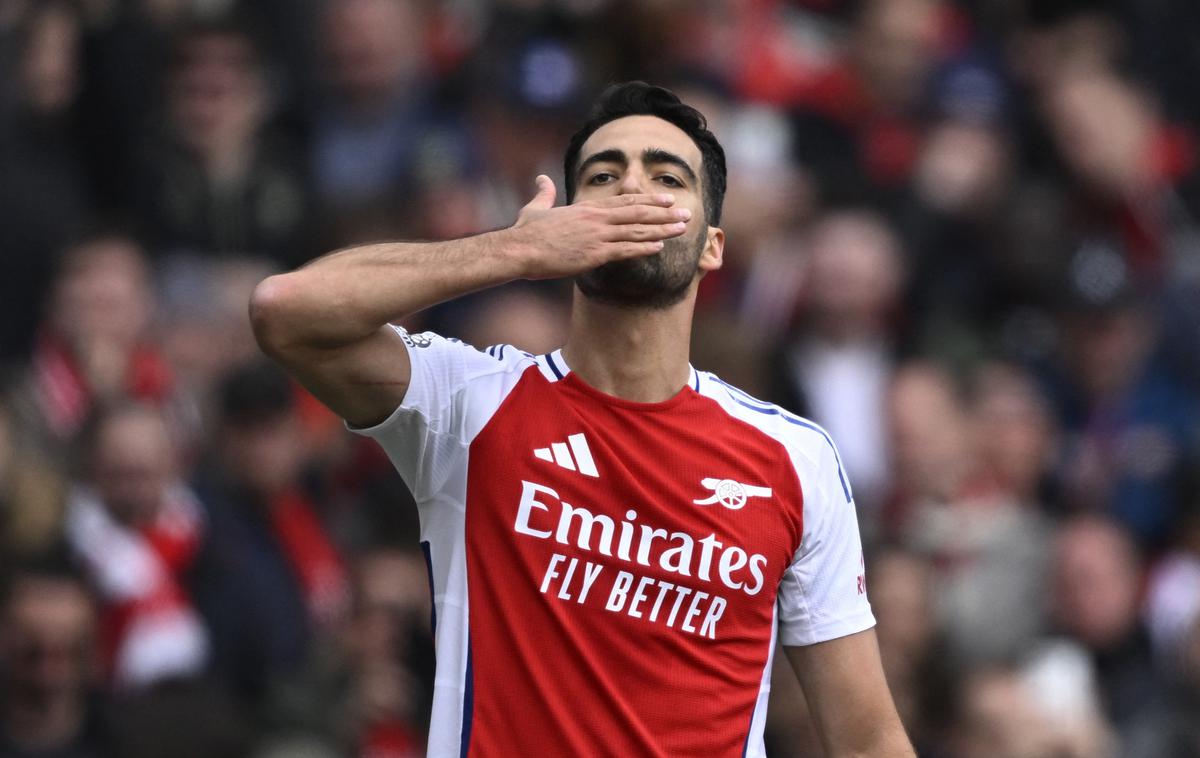 Arsenal Mikel Merino | Mikel Merino je zadel za zmago Arsenala. | Foto Reuters