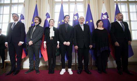 Pahor na dnevu odprtih vrat sprejel Prešernove nagrajence