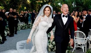 Jeff Bezos in Lauren Sanchez sta si obljubila večno zvestobo