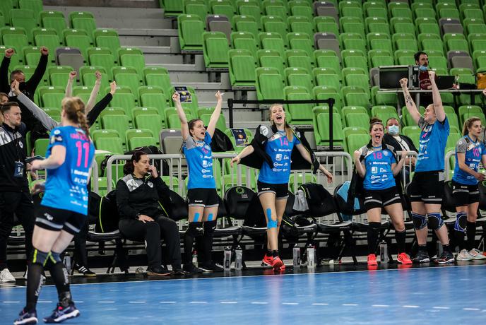 Slovenske prvakinje dobile tekmice v ligi prvakinj