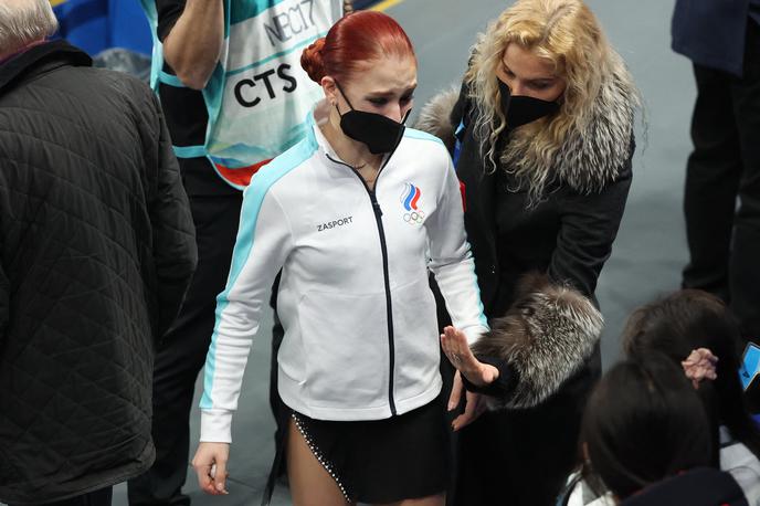 Aleksandra Trusova | Ruska drsalka Aleksandra Trusova je jasno pokazala, da se ne strinja z drugim mestom na olimpijskih igrah. | Foto Guliverimage