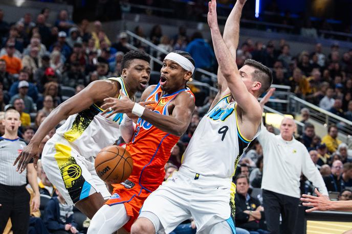 Shai Gilgeous-Alexander Oklahoma City Thunder | Shai Gilgeous-Alexander je Oklahomo popeljal do nove zmage. | Foto Reuters