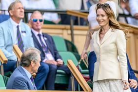 Igralka v belem navdušila na tribunah Wimbledona