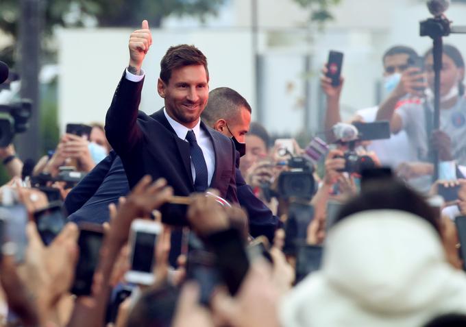 Lionel Messi je v francoski prestolnici deležen ovacij. | Foto: Reuters